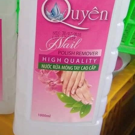 Nước rửa sơn móng tay Aceton trai 1000ml