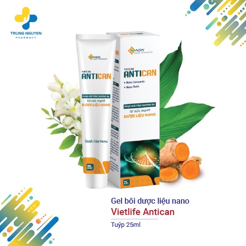 Gel bôi dược liệu nano Vietlife Antican (Tuýp 25g)