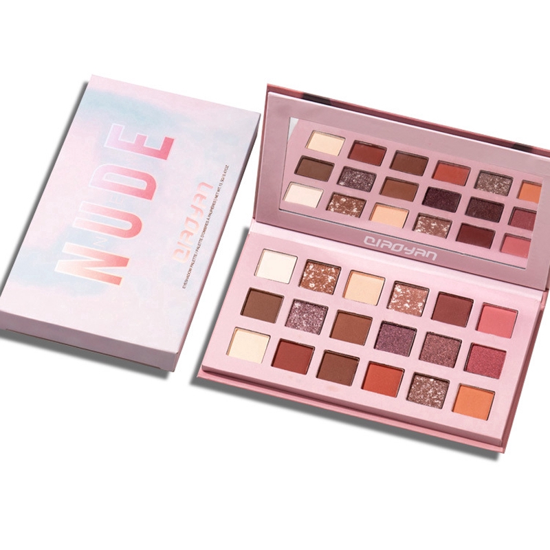 Bảng Phấn Mắt 18 Màu Lì / Nhũ Ngọc Trai Thời Trang Dành Cho Nữ