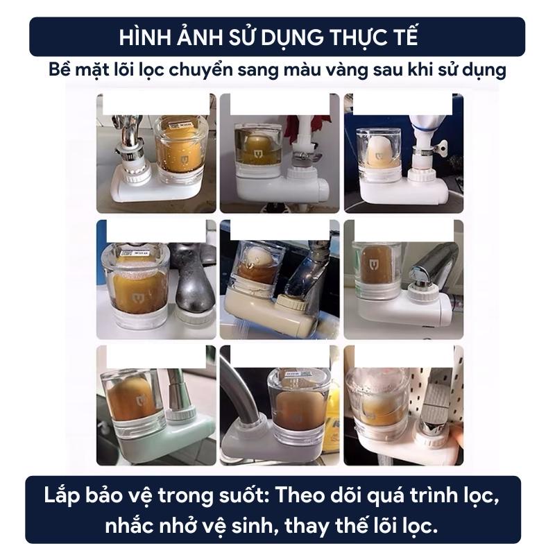 Đầu Lọc Nước Tại Vòi Thế Hệ Mới GOSO, Lọc Nước Tại Vòi Với 5 Lớp Khử Clo Dư Cải Thiện Màu Nước Lắp Ráp Đơn Giản Tiện Lợi