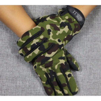 Găng tay nam, bao tay nam đi xe full ngón chống trượt, vải chống nắng, thoáng khí