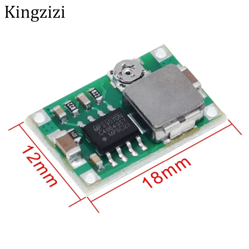 Mô-đun máy bay RC Mini-360 DC-DC Buck Bộ chuyển đổi mô-đun bước xuống 4.75V-23V sang 1V-17V Siêu nhỏ