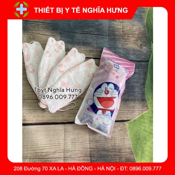 Túi 10 Chiếc Khẩu Trang 4D-KF94 Trẻ Em 4 Lớp Kháng Khuẩn