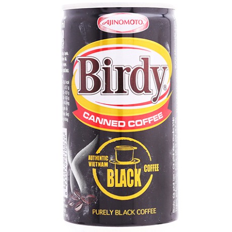 Cà phê đen Birdy lon 170ml