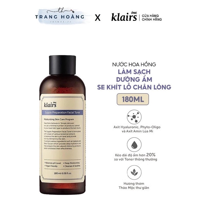 Nước hoa hồng Klairs