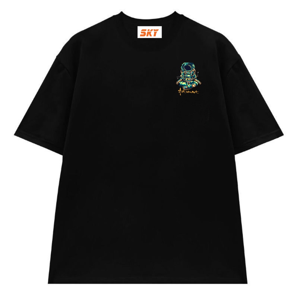 SKY TEE - ÁO THUN FORM RỘNG TAY LỠ ASTRONAUT BLACK AND WHITE | BigBuy360 - bigbuy360.vn