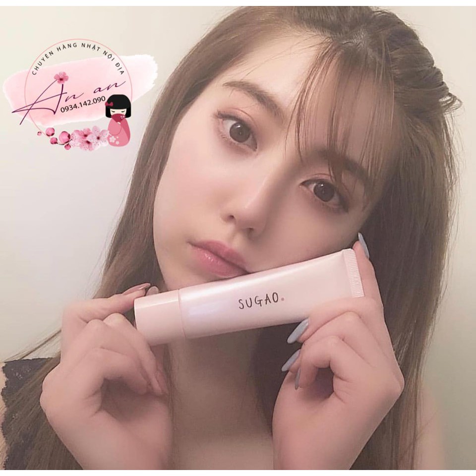 🌿🌿KEM TRANG ĐIỂM SUGAO #SNOW_WHIPPED_CREAM 2019 (PINK WHITE) SPF23/PA+++