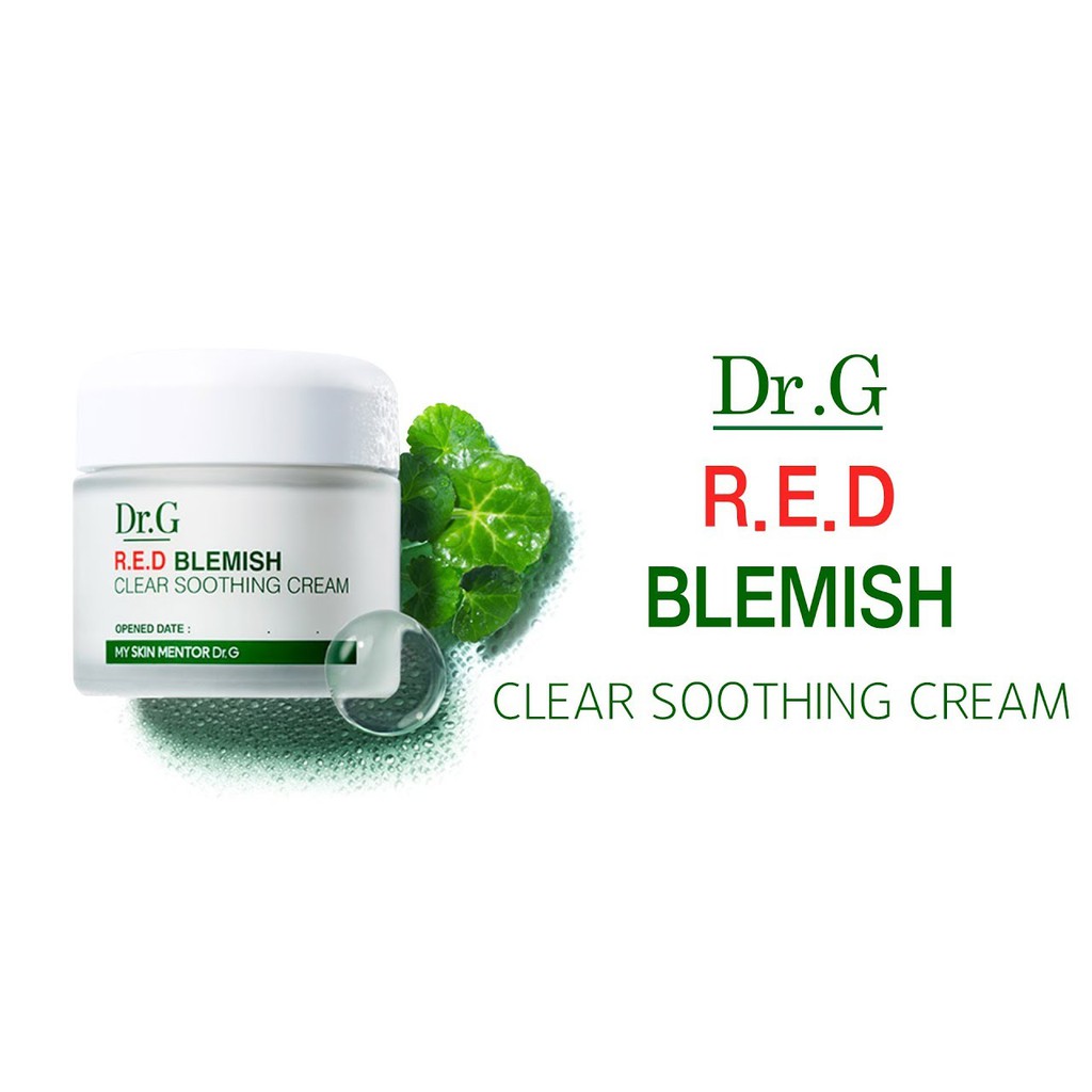 KEM DƯỠNG Dr.G Red Blemish Clear Soothing Cream 70ml