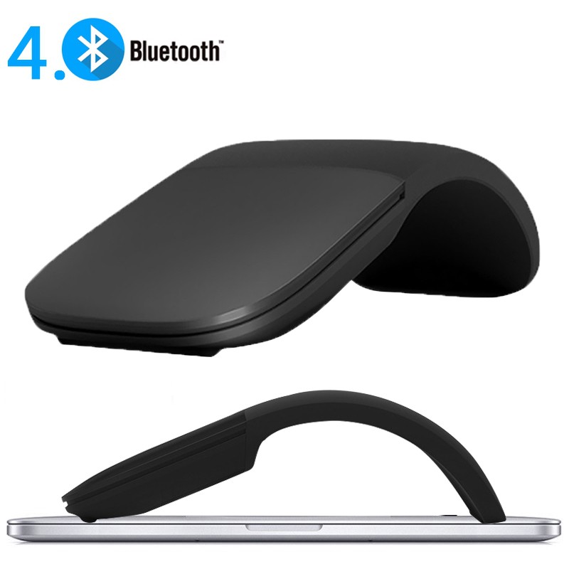 Silent Bluetooth 4.0 Mouse Wireless Arc Touch Ultra Thin Laser Relaxation Calculator For Microsoft