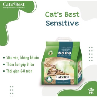 Cát gỗ cat's best sénitive 2.9kg
