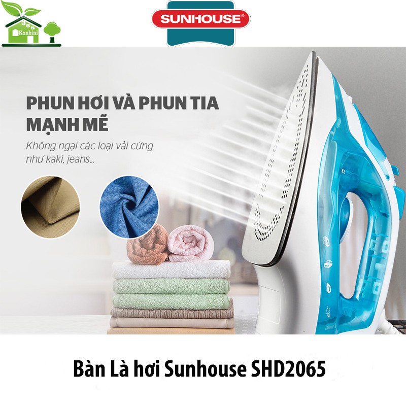 Bàn Là Hơi Nước Tiện Lợi Sunhouse SHD2065