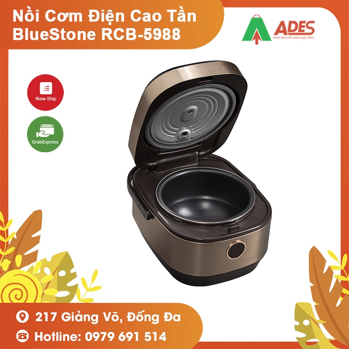 [Mã 154ELSALE2 giảm 7% đơn 300K] Nồi Cơm Điện Cao Tần BlueStone RCB-5988 1.5L | Mới