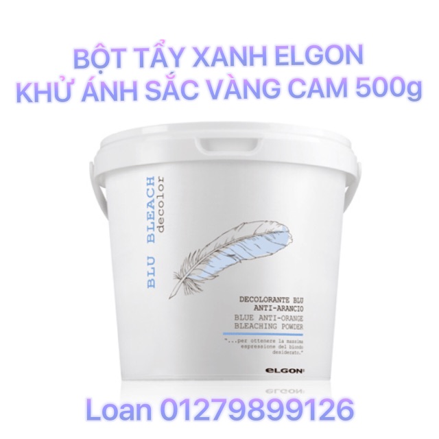 BỘT TẨY XANH ELGON KHỬ ÁNH SẮC VÀNG CAM ELGON DE-COLOR 500G