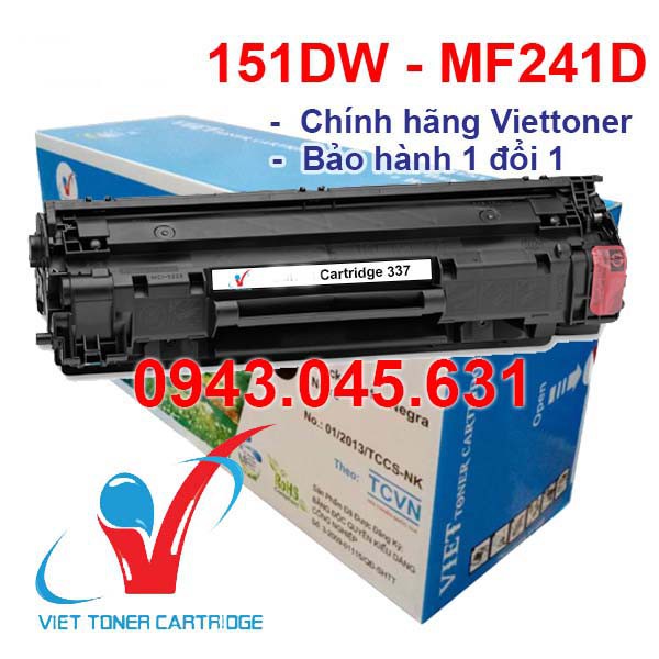 Hộp mực dùng cho máy in Canon LBP 151dw, mf221d, mf241d - Cartridge 337 - Cartridge 137 [Fullbox]