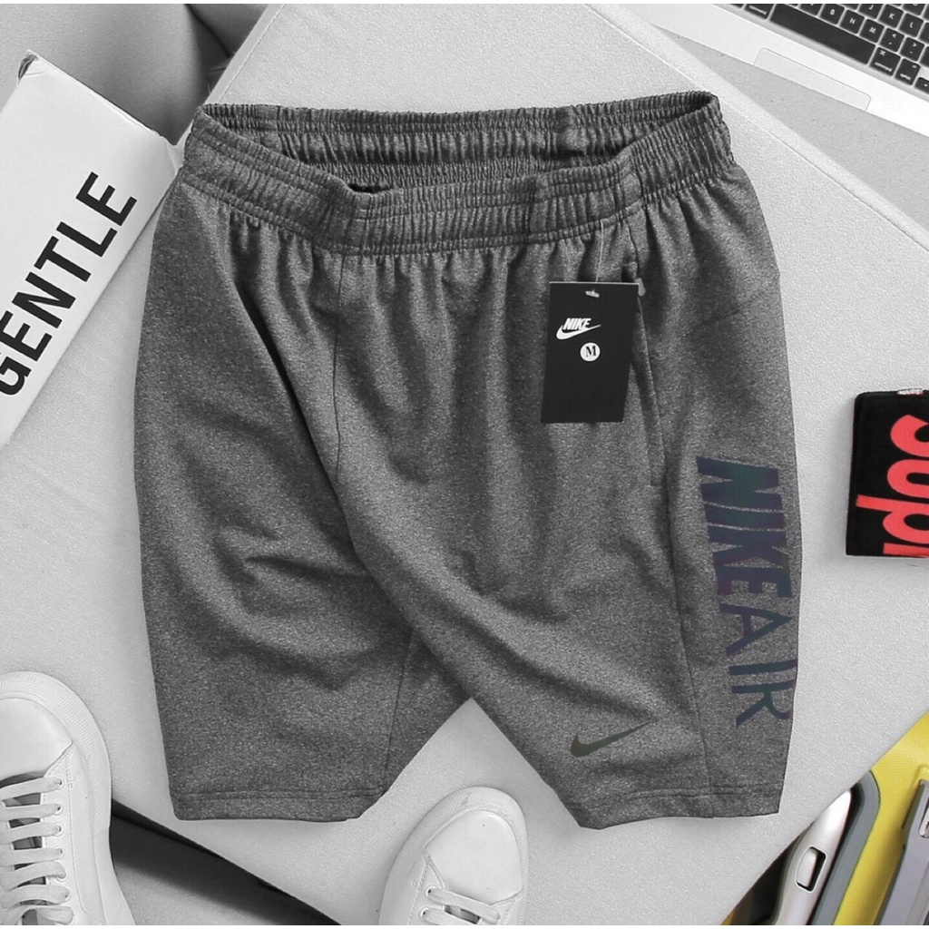 Quần Short Nam Cao Cấp form Thể Thao Co Giãn Thấm Hút Tốt 3 Túi Khóa Kéo Cao Cấp Trẻ Trung Năng Động