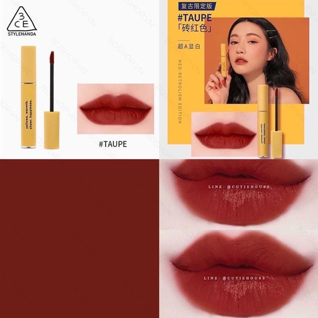(Chính hãng) Son kem 3CE Velvet Lip Tint Neo-Retrolism Edition