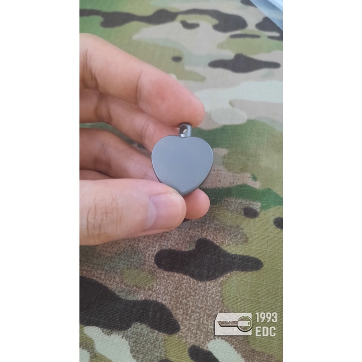 La bàn Tacray titanium, móc khóa EDC, phụ kiện nam