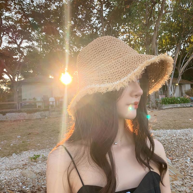 Nón Vành Đan Rơm Phong Cách Hàn Quốc Thời Trang Cho Nữ