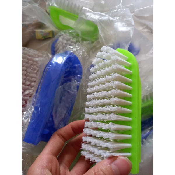 Bàn chải chà chân, bàn chải giặt đồ lông mềm có tay cầm