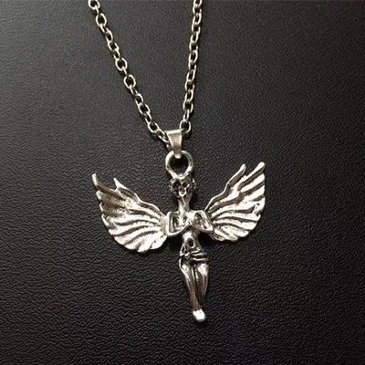 Dây Chuyền Mặt Đôi Cánh Thiên Thần Phong Cách Hip Hop | BigBuy360 - bigbuy360.vn