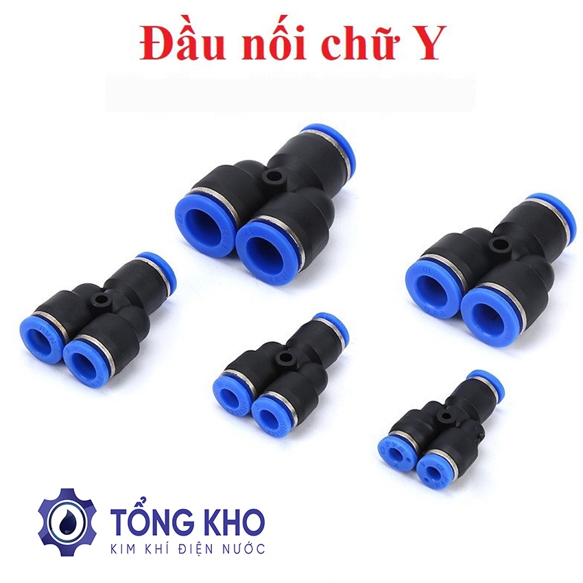 Đầu nối PY chữ Y khí nén, phun sương đầy đủ kích thước - Tổng kho kim khí điện nước