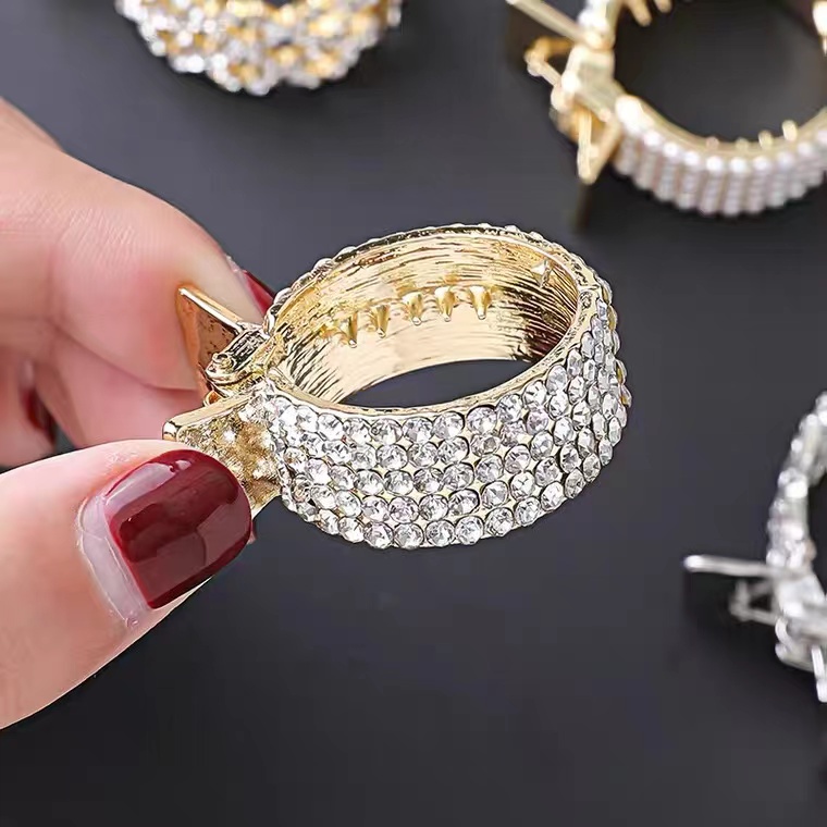 Kẹp Tóc Đuôi Ngựa Cỡ Nhỏ Đính Ngọc Trai Giả Lưng Cao Thời Trang Mùa Hè