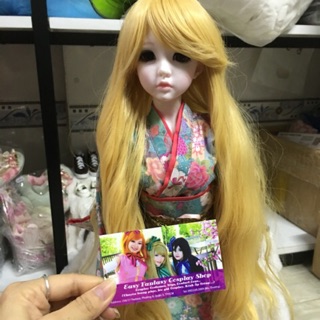 Tóc búp bê BJD 1/3 - vòng đầu 20-23cm