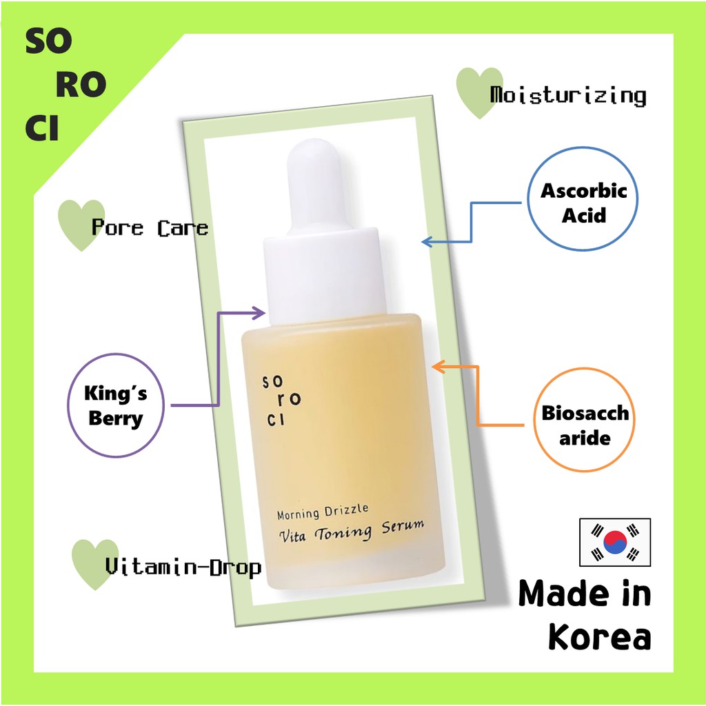 (SOROCI) Mưa phùn buổi sáng Vita Toning Serum