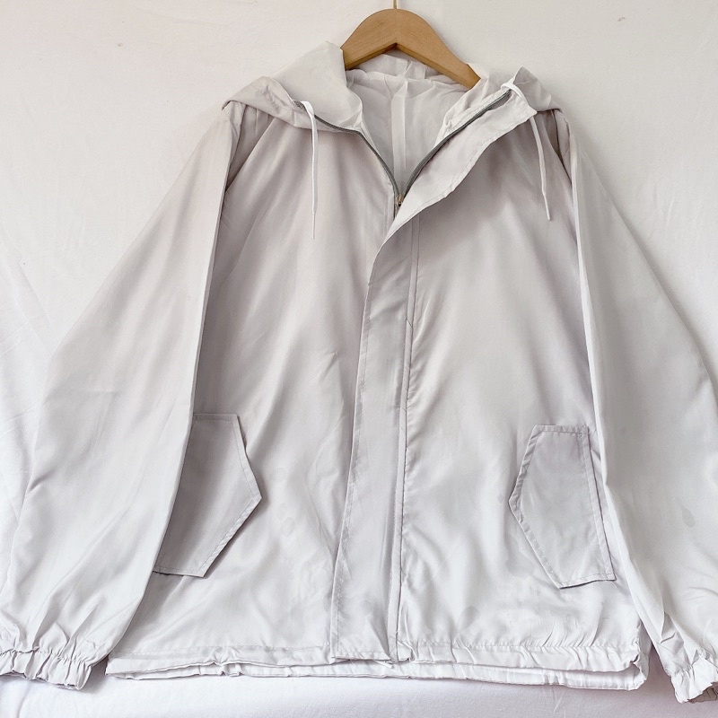 Áo khoác nữ chất dù, áo khoác gió form rộng unisex 2 lớp siêu dày đẹp in hình mặt trời