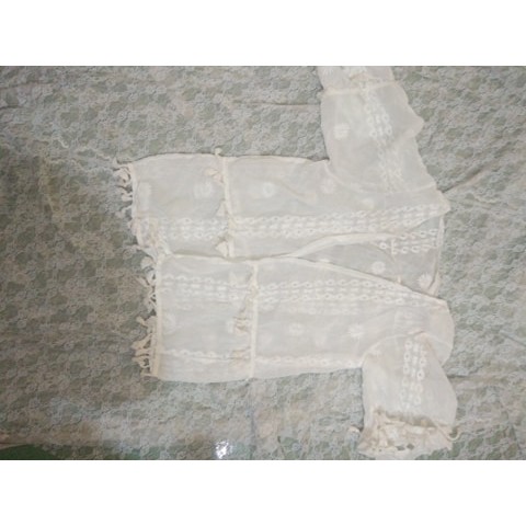 Áo đi biển khoác ngoài phong phanh mỏng manh tua rua cực chất tiểu thư chuẩn size m (đẹp dẹp đẹppppp)
