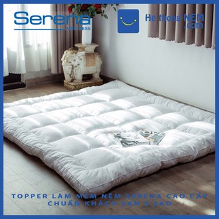 T2 tấm topper toper nệm dày 9cm làm mềm nệm đệm topper cao cấp serena tấm nệm đệm topper dày trải giường - serena mattre