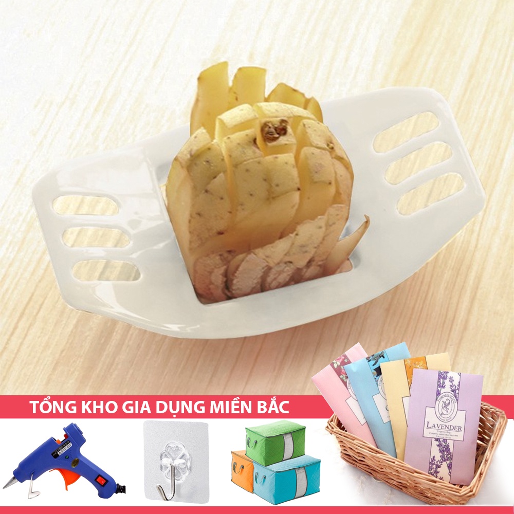 [Tổng Kho Sỉ] Dụng Cụ Cắt Bổ Khoai Tây Chiên 25 THANH, Dao Thái Cắt Nhanh Chóng, Hiệu Quả