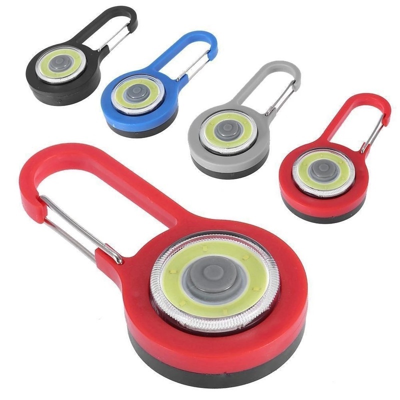 Đèn LED COB Mini 3 Chế Độ Chống Thấm Nước Có Móc Khóa Tiện Dụng Cho Dã Ngoại/ Cắm Trại