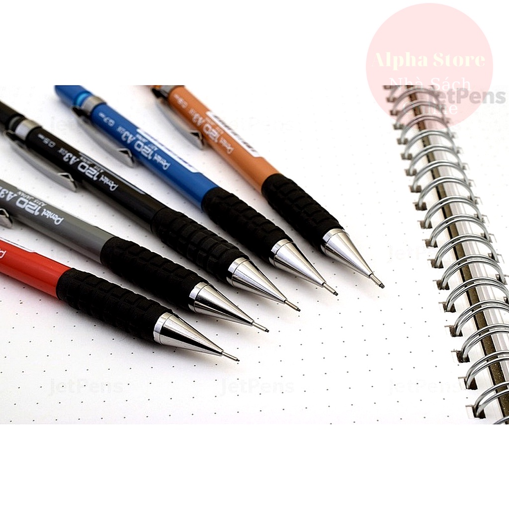 Bút chì bấm Pentel A313/ A315/ A317/ A319, bút chì kim nét 0.3/ 0.5/ 0.7/ 0.9mm- Chính hãng