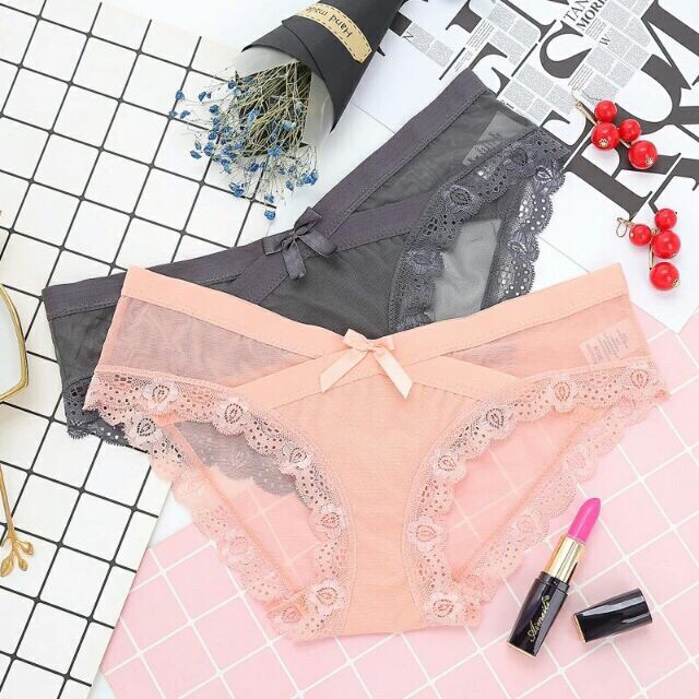 QUẦN LÓT CẠP CHÉO ĐÍNH NƠ XINH