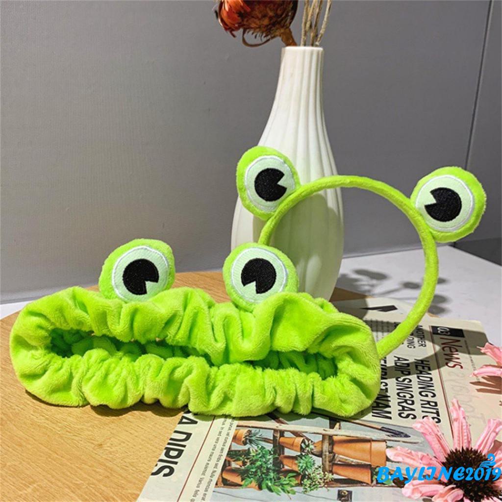 BAY-Băng đô cài tóc hình mắt ếch phong cách động vật sáng tạo đa ứng dụng cho spa/yoga làm đẹp da