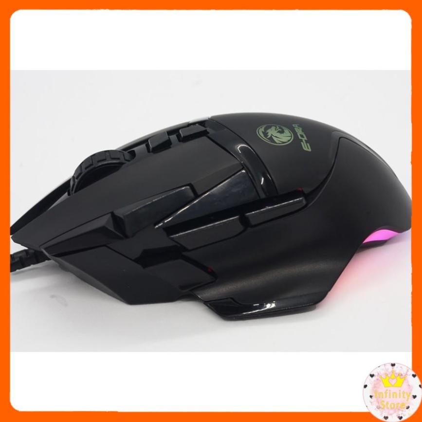 [Mã 33ELSALE hoàn 7% đơn 300K] Chuột Gaming E-Dra EM6502 DPI 12000 CÓ PHẦN MỀM TÙY CHỈNH INFINY DECOR