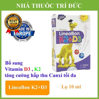 [ Chính hãng kèm quà tặng ] LineaBon K2+D3 - Bổ sung vitamin K2, D3. Tăng cường hấp thu canxi tối đa