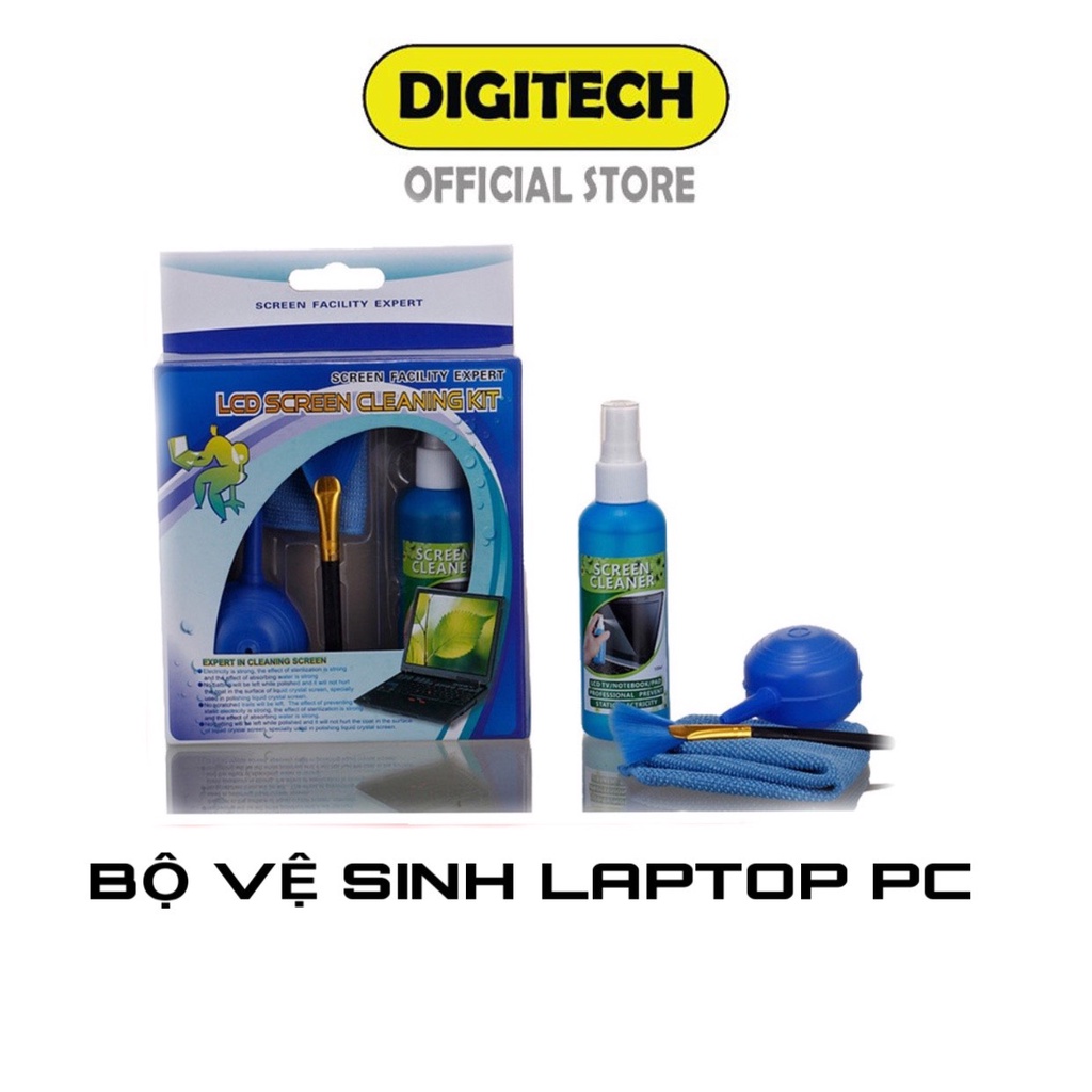 Bộ dụng cụ vệ sinh Laptop, Điện thoại, Máy ảnh, Màn hình máy tính 4 in 1