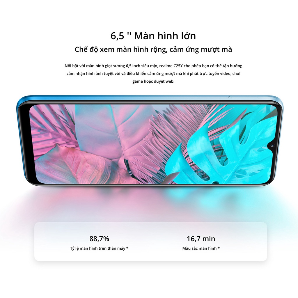 Điện Thoại realme C25Y   - Hàng Chính Hãng