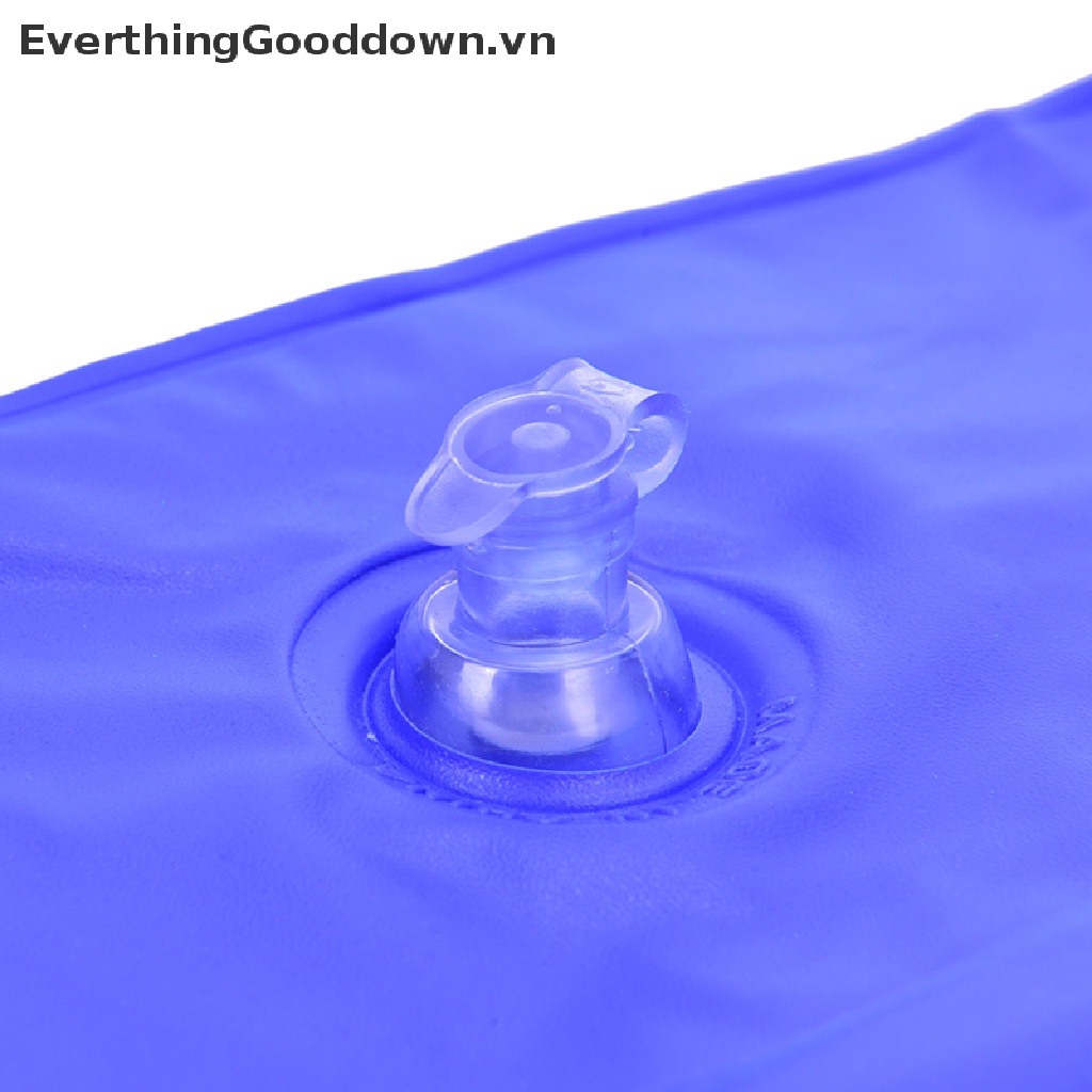 Everthinggooddown Gối Bơm Hơi Mềm Mại Gấp Gọn Tiện Lợi Du Lịch 47 * 30cm