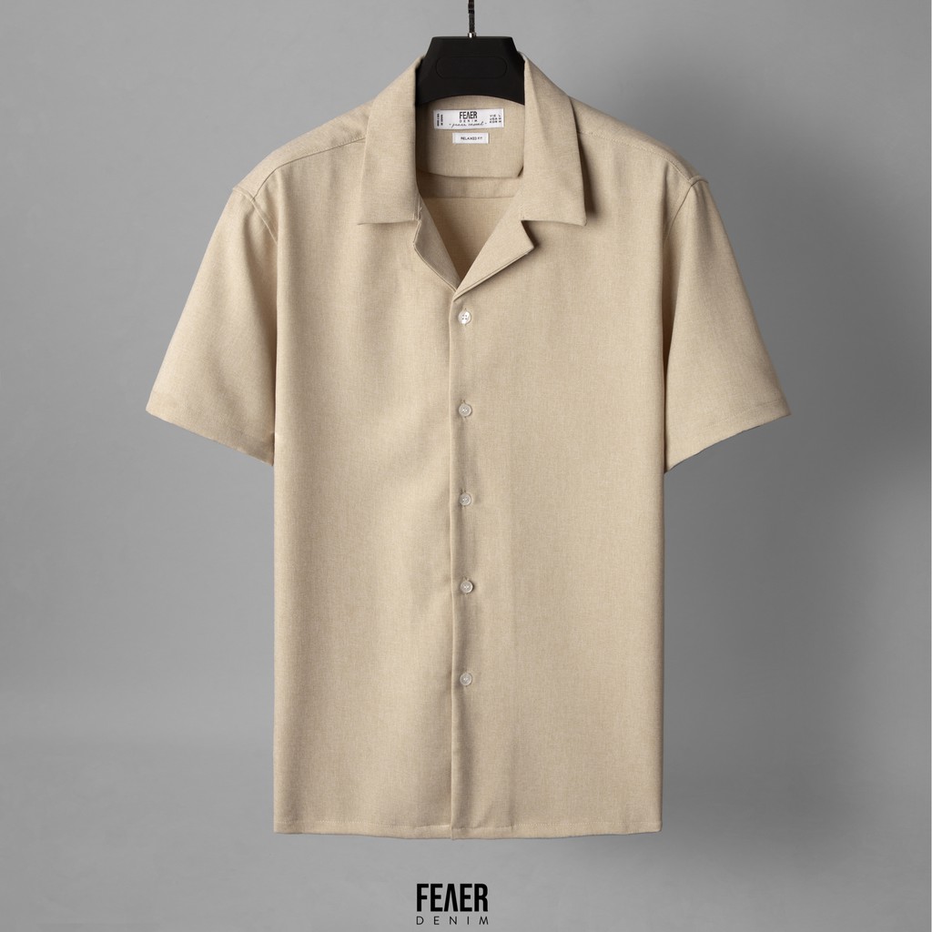 Áo sơ mi nam FEAER DENIM chất linen trơn thoáng tự nhiên BISMAS 3 MÀU | BigBuy360 - bigbuy360.vn