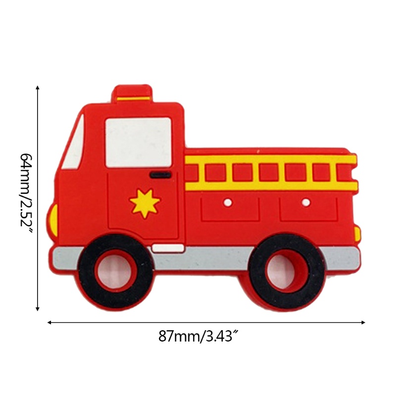 Đồ Chơi Ngậm Nướu Bằng Silicon Họa Tiết Hoạt Hình Động Cơ Gặm Nướu Cho Bé Sơ Sinh