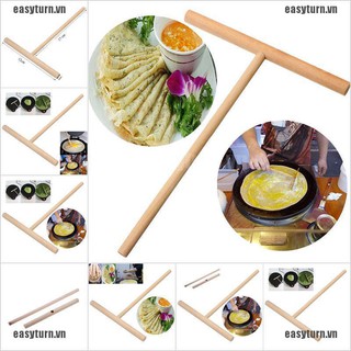 Dụng cụ tráng bánh hình chữ t bằng gỗ
