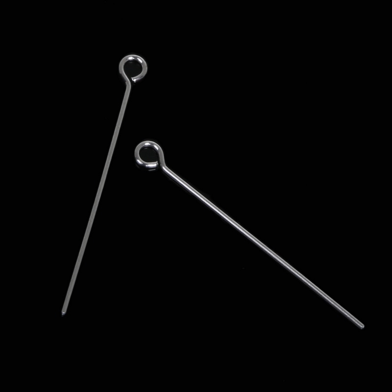 Bộ 200 ghim làm trang sức bằng thép không gỉ kích cỡ 15/ 20/ 25/ 30/ 35/ 40mm