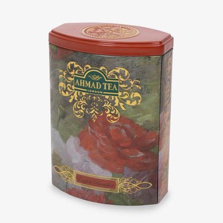 Trà lá pha ấm Buổi Sáng Anh Quốc  hộp thiếc bầu dục - Ahmad English Breakfast Tea (trà lá pha ấm – 100g trà/hộp)