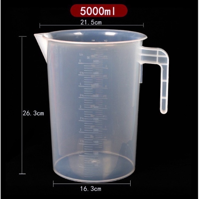 Ca Đong Định Lượng Có Vạch Chia 500ml, 1000ml, 2000ml 3500ml, 5000ml