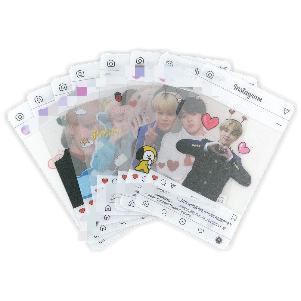Bangtan Boys Sỉ Kpop Bangtan Boys Ngay Trong Suốt Lomo Card Bưu Thiếp Album Mới Lomo Card In Hình Thẻ