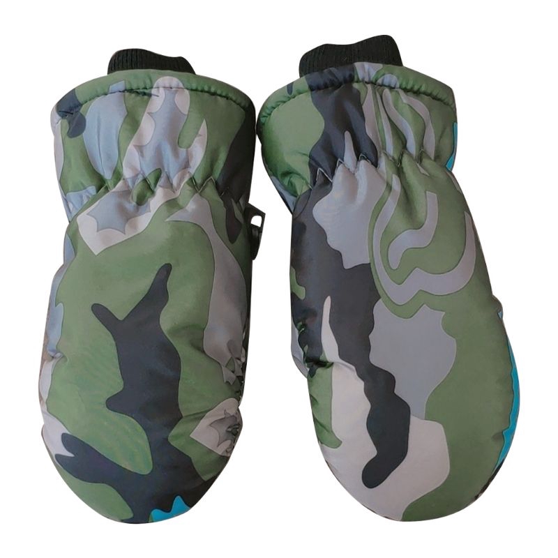 Mary☆SOME Chidren Winter Thicken Mitten Kids Outdoor Warm Waterproof Windproof Gloves