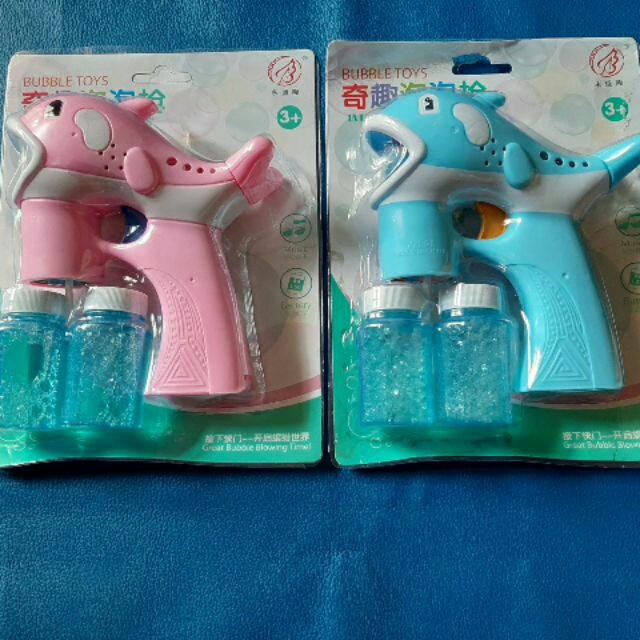 Đồ chơi súng bắn xà phòng bong bóng hình cá heo cho các bé.Kaori86